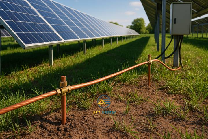سیستم ارتینگ نیروگاه خورشیدی
