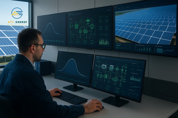 مانیتورینگ نیروگاه خورشیدی