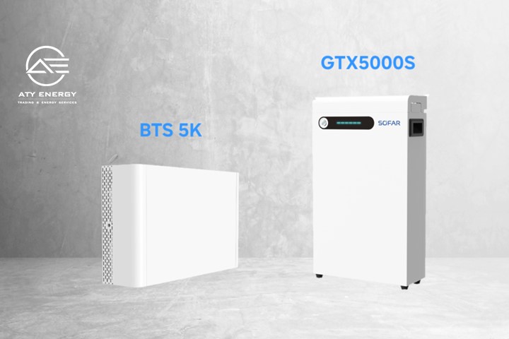 مقایسه باتری BTS 5K و GTX 5000S از برند SOFAR