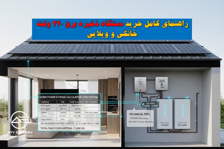 راهنمای کامل خرید دستگاه ذخیره برق ۲۲۰ ولت خانگی و ویلایی